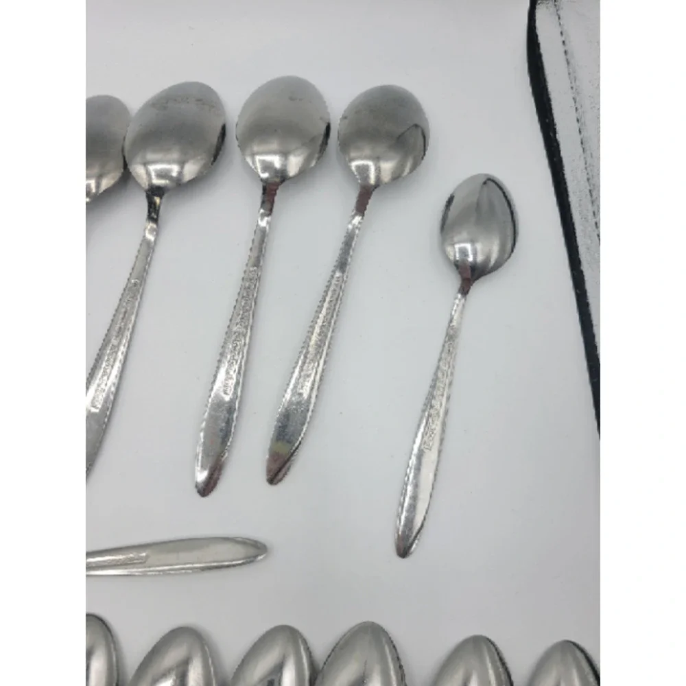 Stanley Roberts Florentine Rose stainless steel 16 tsp‎ 8 tbsp (24)